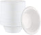 200 Count Disposable 5 Ounce White Plastic Dessert Bowls