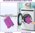 6 Pack Reusable Mop Pads Compatible with Swiffer Powermop, Microfiber Power Mop Refills for All Types of Floor Cleaning