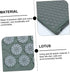 Set, GANAZONO Acupoint Massage Mat and Shiatsu Massage Pillow Washable Yoga Exercise Mat with Bag for Back and Neck
