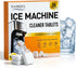 NAMQUL Ice Machine Cleaner Tablets (36 Tablets), Ice Maker Cleaner & Descaler, Nickel