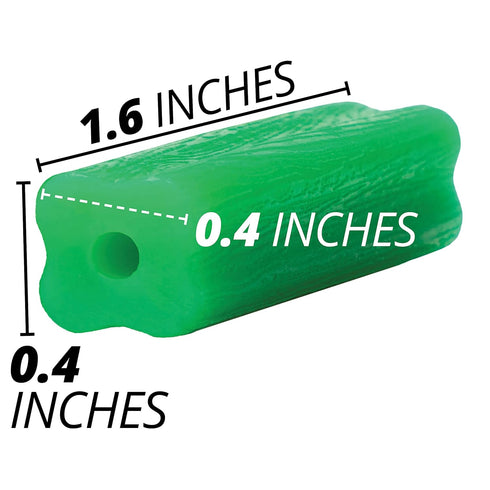 IXO Square-Shaped Aligner Seater Chewies for Invisalign Trays, 5-Pack with Mint Scented Storage Case