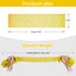 African Net Sponge, Authentic Exfoliating Body Scrubber for Bath and Shower, Yellow