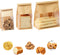 THEIFOXONE Bakery Bags with Window 50Pcs - 3 size combinations Clear Bread Bags
