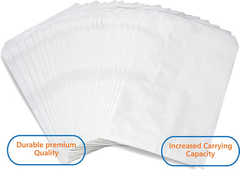 Mr Miracle Paper Bags, Pack of 100 (White, 1LB)