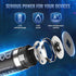 POWEROWL 2800mAh 1200 1.2V 8 Count AA Batteries Rechargeable Kit, High Capacity Cycles NiMH Double A Battery, Silver