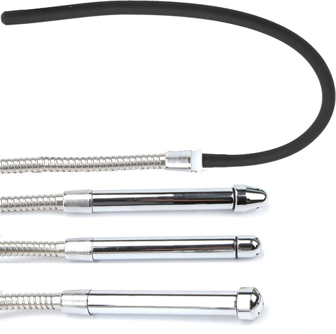 PPELAO 5-Foot Shower Enema System, Douche Colonic Cleanse Kit, Stainless Steel Shower Hose Enema with Enema Showerhead