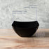 PLASTICPRO Disposable Square Serving Bowls, 8 OUNCE, Black Pack of 4, Party Snack or Salad Bowl