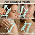 Tiyoha Teeth Shaped Ceramic Massage Tool for Head Face Neck Arm Back Leg|Effective Head Scalp Comb|Trigger Point