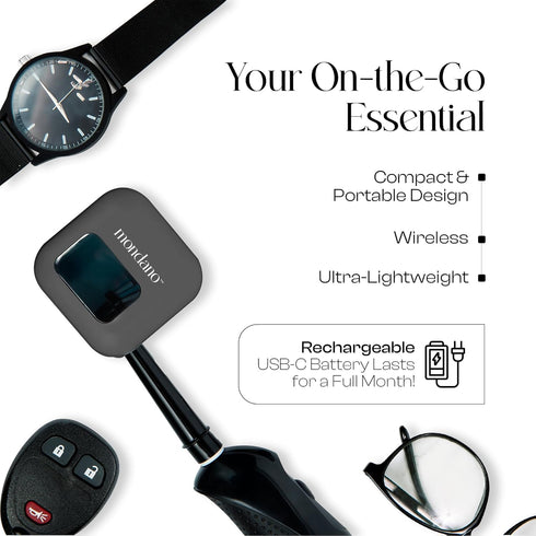 Mondano UV-C Toothbrush Sanitizer and Holder, Toothbrush Case for Manual/Electric Toothbrush - Rechargeable Travel