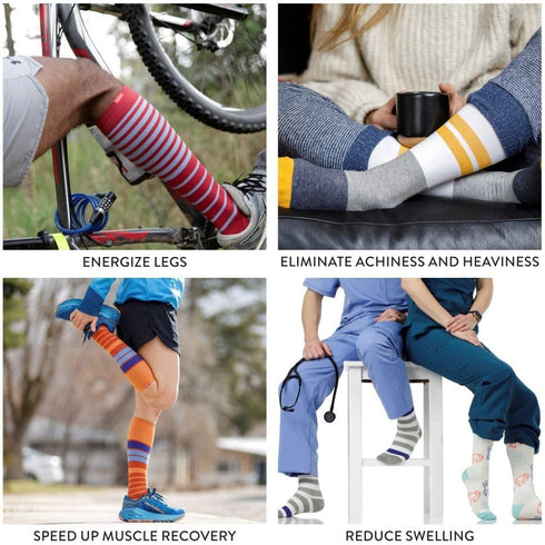 VIM & VIGR Stylish Cotton Compression Socks