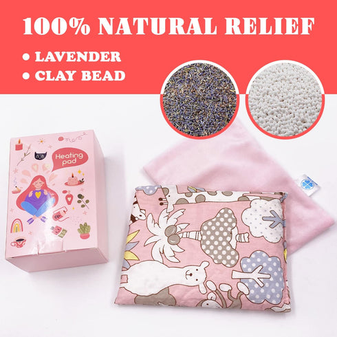 Heating Pad Microwavable Hot Pack, Pain Relief for Muscle Pain, Neck, Shoulders, Arthritis, Colic, Upset Stomach