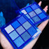 AMY'S DIARY Blue Eyeshadow Palette, Glitter Eye Shadow Makeup, Waterproof Navy Blue Shimmer Palette
