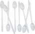 8" Long Soda/Sundae Spoons, White, 100 Count