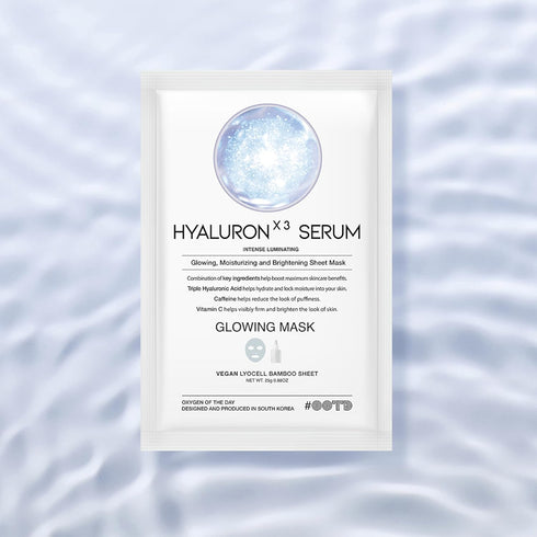 Triple Hyaluron Hydrating Mask for Dry and Sensitive Skin, 10EA, Korean Vegan Beauty