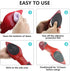 24Pcs Non-Skid Shoe Pads, Anti-Slip Rubber Grips for High Heels, Self-Adhesive, Noise Reduction for Men & Women's Shoes
