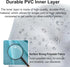Reusable Ice Pack for Injuries, 9" Hot Water Bag for Hot & Cold Therapy, No-Leak Elastic Bag