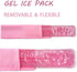 Reusable Perineal Ice Packs for Postpartum & Hemorrhoid Pain Relief, Hot & Cold Pack for Women After Pregnancy, 2 Ice Pack and 3 Cover. (Pink)
