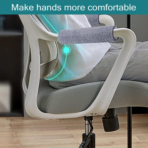 2 Pcs Wheelchair Armrest Pads Covers, Comfortable and Protective for Wheelchairs and Office Chairs (Size: M)