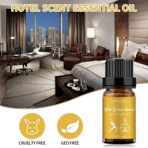 BURIBURI Hotel Scent Essential Oil, Lifestyle Hotel Collection Fragrance Aromatherapy Oil Blends