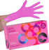 FRAMAR Pink Gloves Disposable Latex Free XL, Nitrile Gloves for Tattoo, Cleaning, 100 Pack