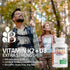 K2 (MK7) D3 10,000 120 MK-7 60 Bronson Vitamin with Extra Strength Supplement Bone Health Non-GMO Formula IU & mcg Easy