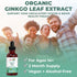 MaryRuth Organics Ginkgo Leaf Liquid Drops, 60 Servings - Herbal Nootropic for Circulatory & Nervous System Health