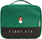 Portable First Aid Bags Emergency Box Travel Case, Waterproof Medication Organizer for Home Office Outdoor, Green