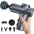 Massage Gun Deep Tissue, Portable with Silent Brushless Motor and 4 Interchangeable Heads for Muscle Relief and