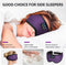 TOPOINT Bluetooth Sleep Eye Mask, Wireless Headphones for Travel with Microphone for Side Sleepers