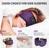 TOPOINT Bluetooth Sleep Eye Mask, Wireless Headphones for Travel with Microphone for Side Sleepers