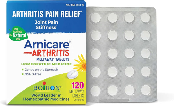 Boiron Arnicare Arthritis Tablets, 120 Count, for Arthritis Pain Relief and Joint Soreness