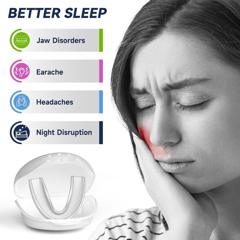 Kids Mouth Guard for Teeth Grinding, Pack of 8, Comfortable Custom Dental Guard, Moldable Night Guards for Clenching