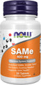 SAMe (S-Adenosyl-L-Methionine) 400 mg, Nervous System Support, 30 Tablets by NOW Foods
