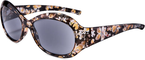 EYEGUARD Outdoor Reading Sunglasses, Elegant Womens Readers with Beautiful Patterns