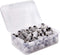 PANA 100 Pieces Nail Sanding Bands, Professional Nail Manicure, Great Fit for Nail Drill Bits, 120 Grit, Zebra