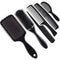 SIQUK 6 Pieces Hair Brush Comb Set, Paddle Brush and Black Combs for Men and Women, Wet, Dry, Curly Hair