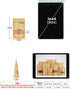 FireKylin 100 Pcs Kraft Paper Bags with Window - 3.5" x 5.5" Stand Up Pouches for Food Storage, Reusable