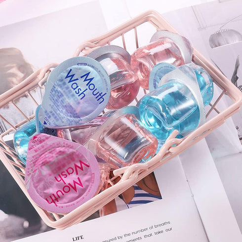 Otbushit 20PCS Mouthwash Disposable Portable Cleaner Freshen Breath Liquid Gum Health Hygiene Teeth Whitening