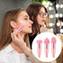 3Pcs Makeup Sponge, Facial Foundation Sponge, Professional Blending Sponge with Handle for Dry & Wet Use