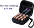 Moyite 16 1ml 2ml 3ml GLP-1 Slots, Peptide Case for Fridge, Fits Vials Storage for Peptide, Insulin, Etc,with Hand