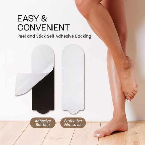PANA 50 Pieces Small Black Pedi File Refill, Easy Strip Peel Pedicure Refill Pads for Stainless Steel Foot File