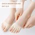 2 Pairs Toe Socks, Five Finger Liner Socks for Women and Men, Non-Slip Hidden Ball of Foot Covers