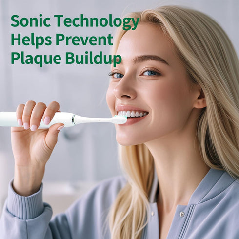 InovoCare Adults,5 Heads,4 2 Timer,IPX7 Case,180 65 Sonic Electric Toothbrush for Brush Modes with MIN Smart
