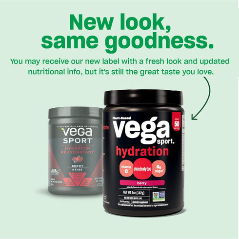 Vega Sport Hydration Electrolyte Powder, Lemonade, Post Workout Recovery Drink for Women and Men, 4.9 oz