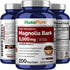NusaPure Magnolia Bark 5000 mg - 200 Vegan Vegetarian Caps, Non-GMO