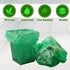 120 Count 13 Gallon Eco-friendly Trash Bags, Medium Green Garbage Bags, Portable Camping Toilet Bags