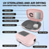 UV Toothbrush Covers Case and Holder - Rechargeable Portable Toothbrush Cleaner Case with Light
