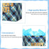 FaCraft Fathers Day Gift Bag - Large 13" Happy Fathers Day Gift Bag with Tissue Paper and Handle