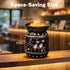 TTJ Ceramic Wax Melt Warmer with Plug-in, Electric Fragrance Warmer for Home Decor, Crackle Glaze Oil Burner with Night