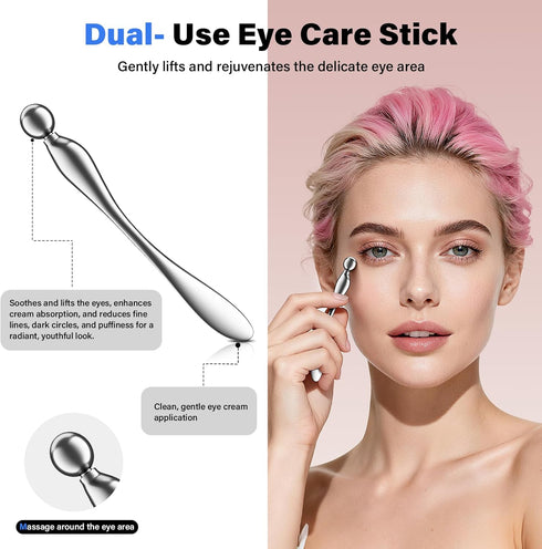 VDTEB (Grey-5pcs) Stainless Steel Muscle Scraper Gua Sha Kit and Derma Edge Scraping Tools for Physical Therapy, Deep